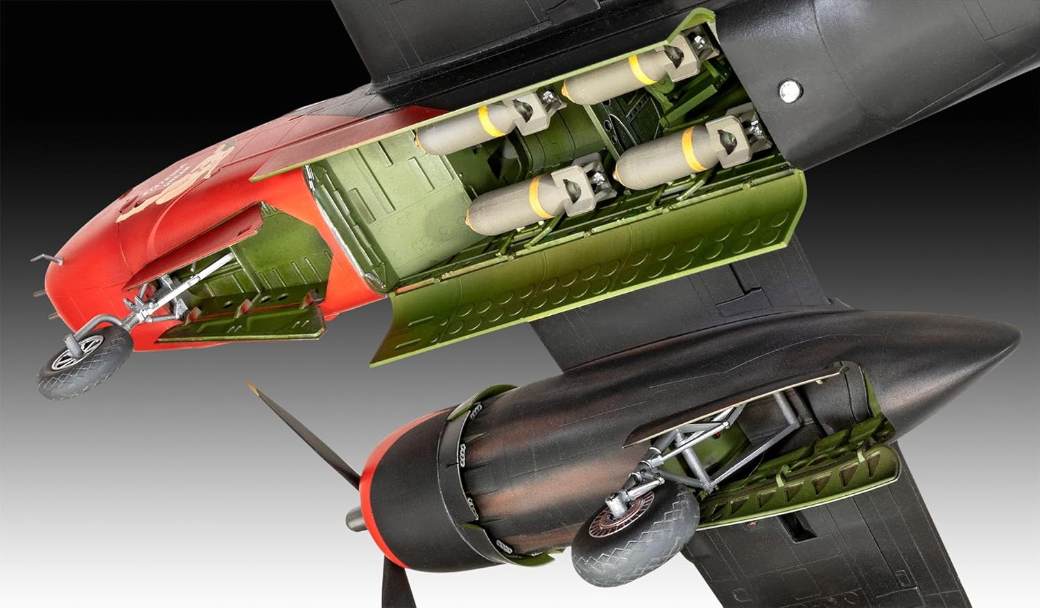 Revell 03823 B-26C Invader 148 Kit de modelo de plástico sin construirsin pintar a escala 148