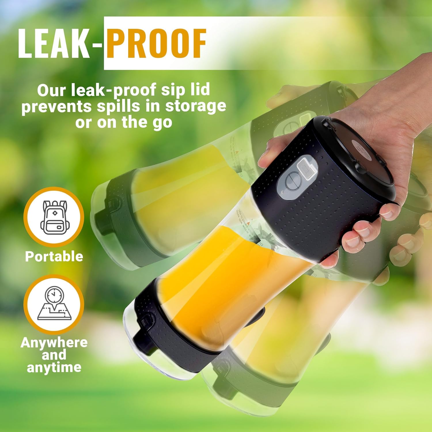 HIVE LIFE – Licuadora portátil para batidos y licuados, potente licuadora personal de 22000 rpm, sin BPA, licuadora USB de 13 onzas, portátil,