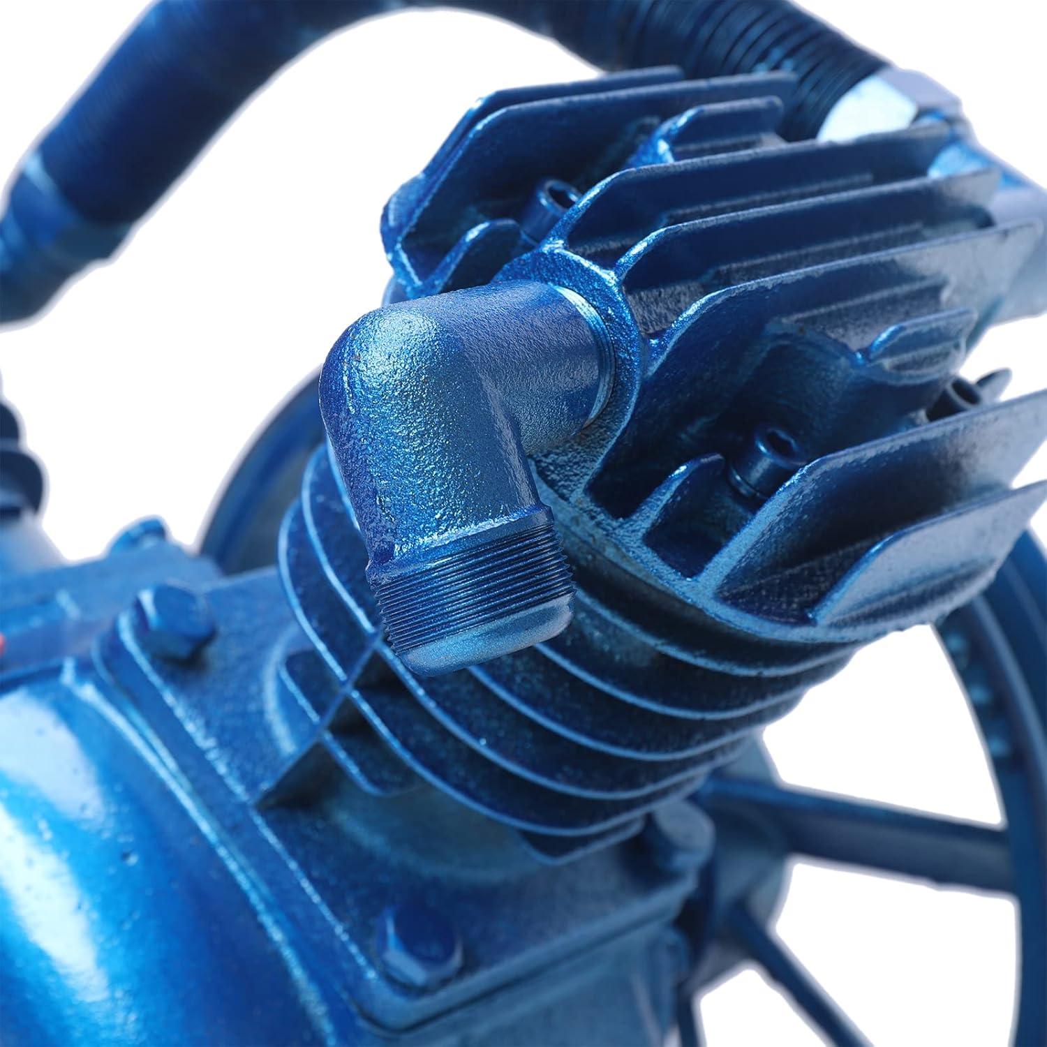 Cabezal de bomba de compresor de aire de doble cilindro de 4 KW (5.5HP), reemplazo de la bomba del compresor de aire, 175 PSI (1.16Mpa) Bomba de