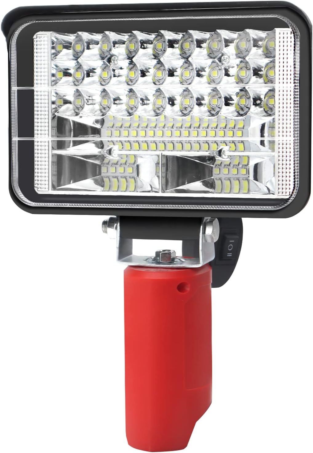 Luz de trabajo LED inalámbrica compatible con batería Milwaukee M12 de 12 V, linterna portátil de 4800 lm 32 W, luz de inundación con rotación de 90