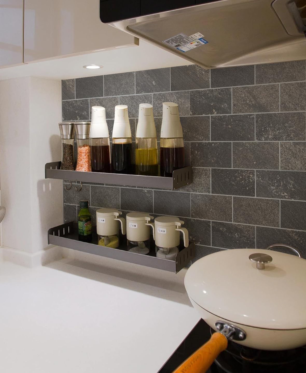 COLAMO Swatch – Azulejo rígido de metro grande de 3 x 6 pulgadas, para despegar y pegar, autoadhesivo, adhesivo en muro de cocina, superficie
