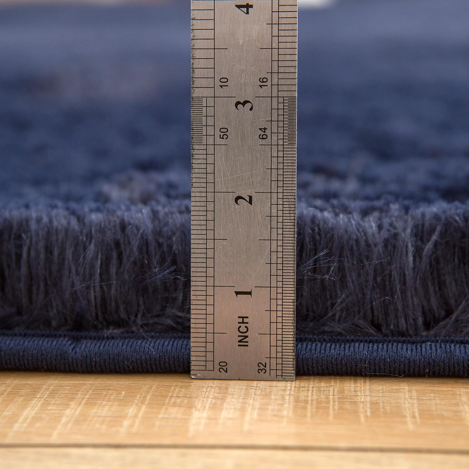 Alfombra súper esponjosa de 4 x 6 pies, alfombra de felpa antideslizante para sala de estar, habitación de los niños, alfombra moderna y suave para