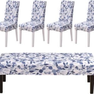 HAOYONG Funda para silla de comedor, funda para silla impresa, lavable, funda para silla Parsons, protector de asiento extraíble para comedor, HAOYONG Funda para silla de comedor, funda para silla impresa, lavable, funda para silla Parsons, protector de asiento extraíble para comedor,