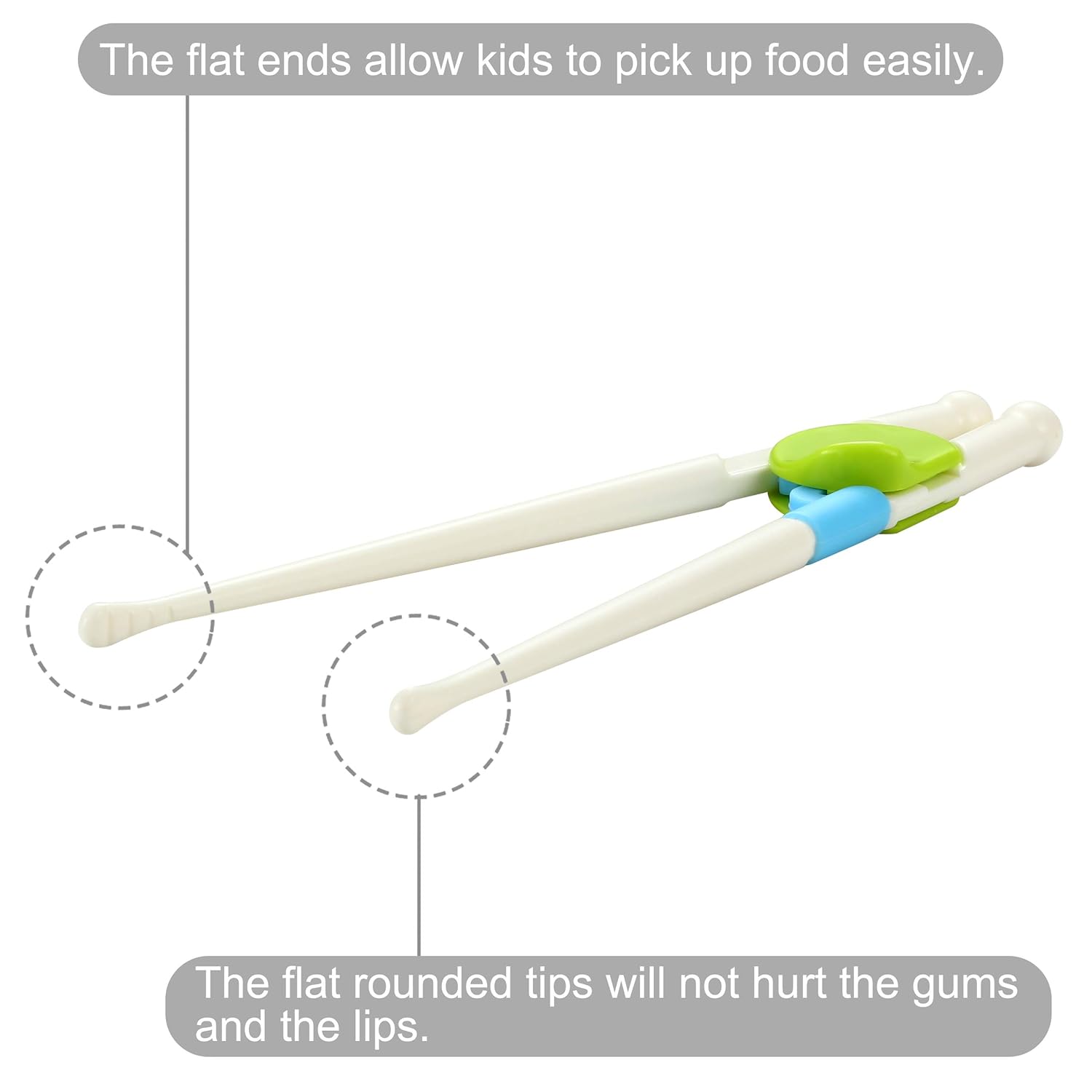 PandaEar Palillos de entrenamiento para niños y adultos (paquete de 2)
