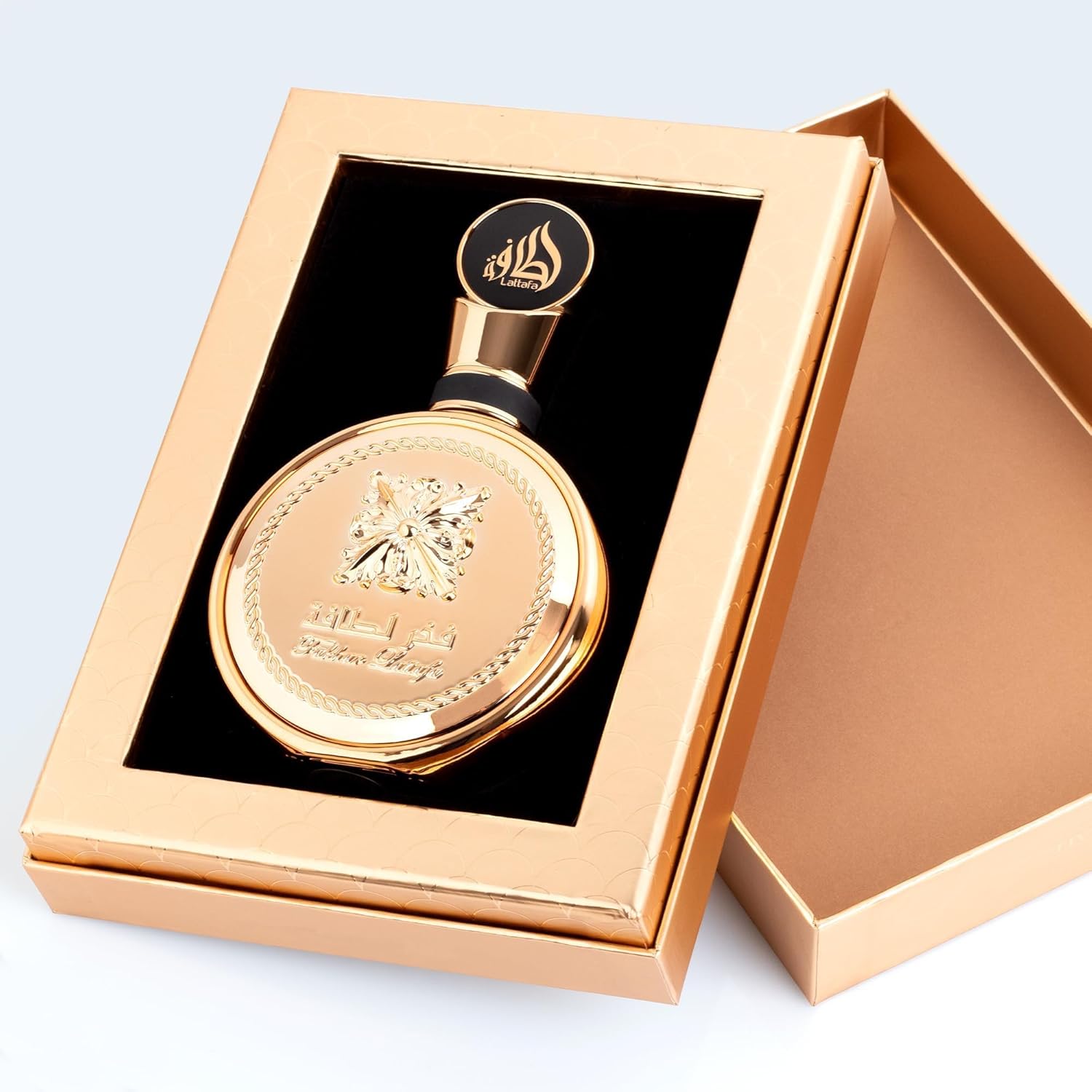 Lattafa Fakhar Gold Extrait Eau de Perfume en aerosol, 3.4 onzas y Khamrah Eau de Parfum en aerosol, paquete de fragancia de 3.4 onzas para mujeres