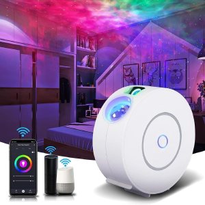 Proyector inteligente de estrella de luz galaxia, proyector planetario para el hogar con control de aplicación, modos de temporizador de 24 horas, Proyector inteligente de estrella de luz galaxia, proyector planetario para el hogar con control de aplicación, modos de temporizador de 24 horas,