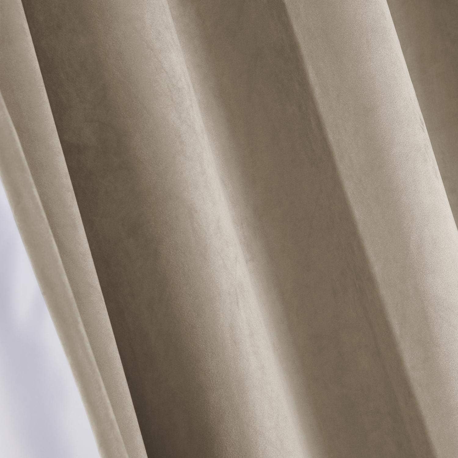 ChadMade Cortina de terciopelo extra ancha de 108 pulgadas de largo con forro opaco para cortinero de sala de estar, bolsillo versátil para barra,