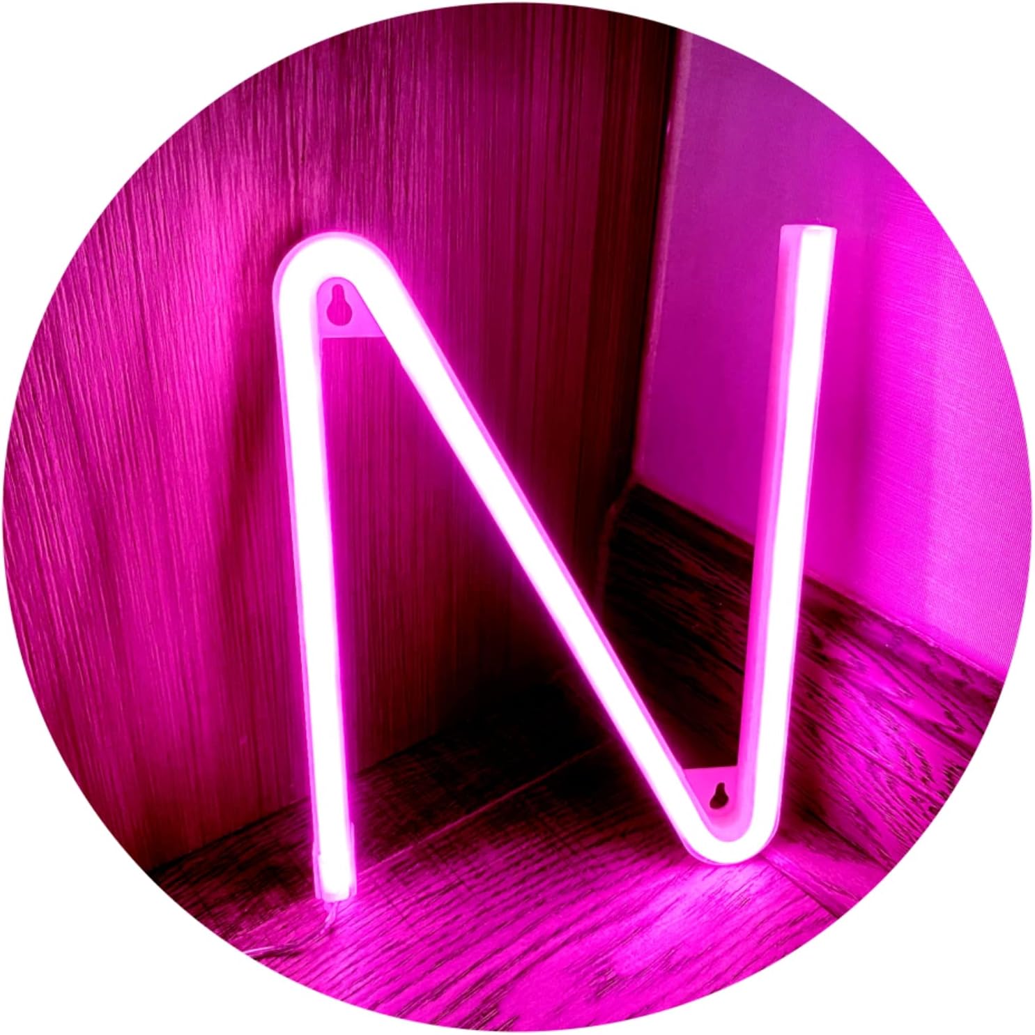 Letreros de letras LED de neón, letreros de marquesina iluminadas, letras LED luminosas alimentadas por USB o baterías, para dormitorio, fiesta de