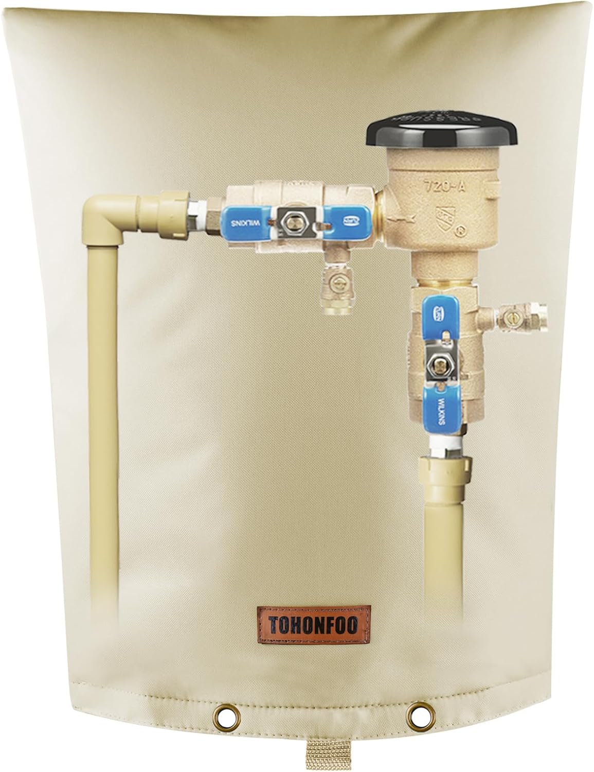 Cubierta de aislamiento de tubería para prevención de reflujo (5F) – Bolsa aislada para válvula de riego – Cubierta de bomba de pozo de agua – 5