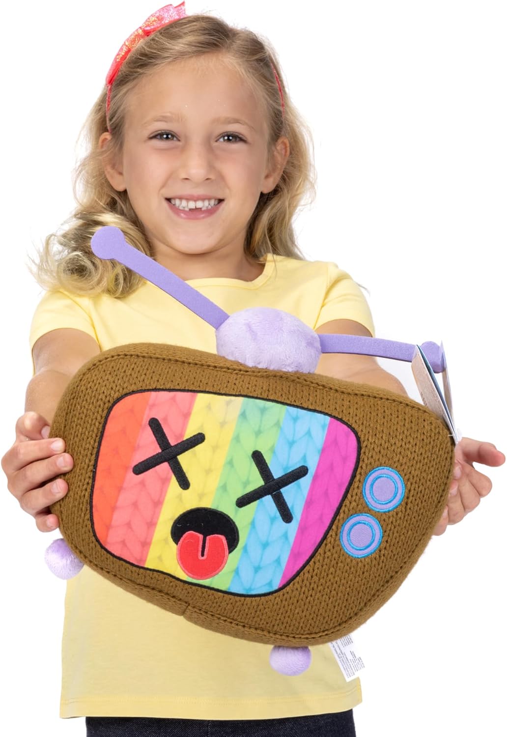 Ami Amis Jumbo Telly- Peluche de ganchillo suave y acogedor, detalles adorablemente lindos, tamaño extra para entusiastas de la colección