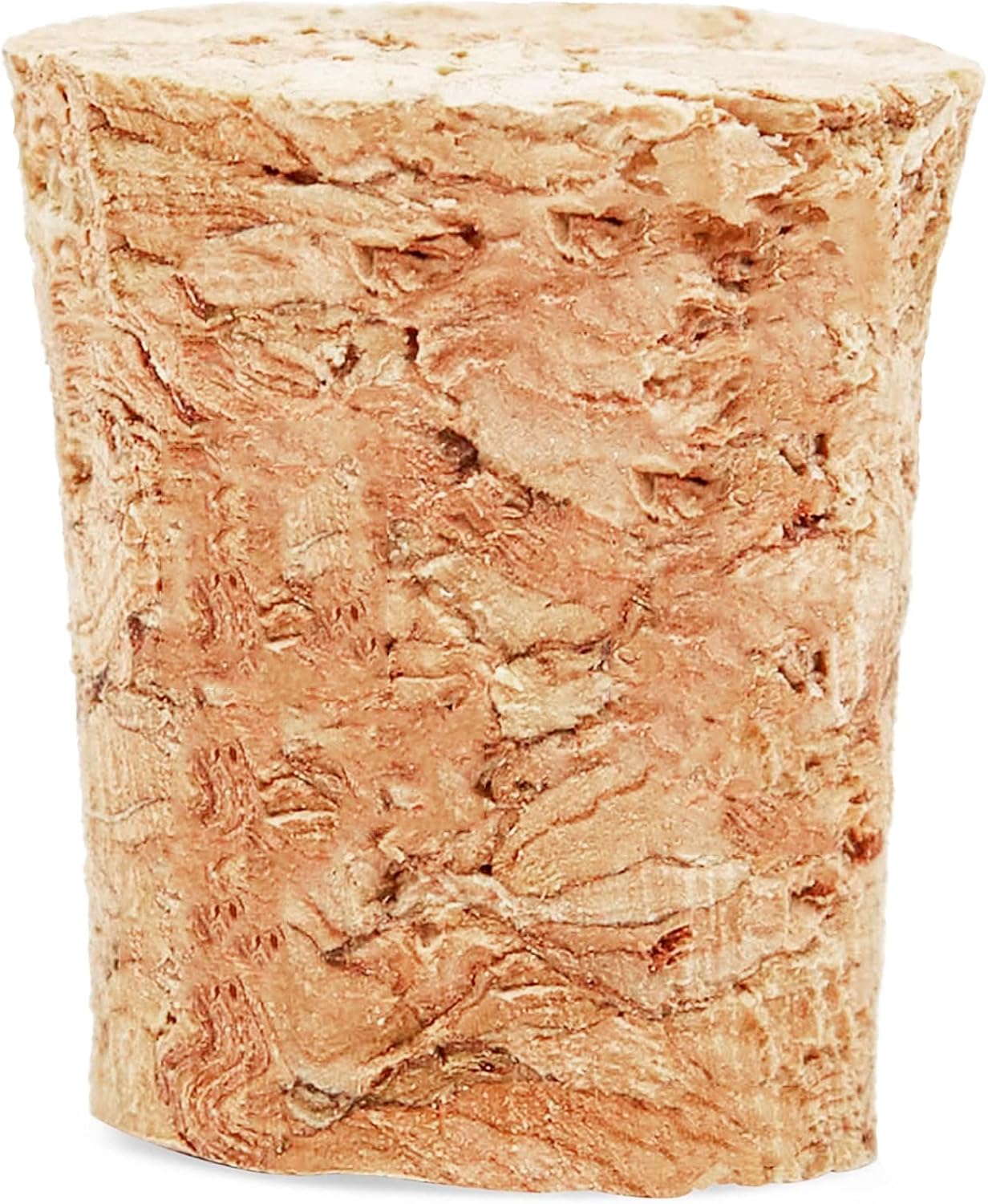 50 tapones de corcho cónicos de madera para vino, tapones de sellado reutilizables para botellas, bares, manualidades, accesorios de cocina (0.630 x