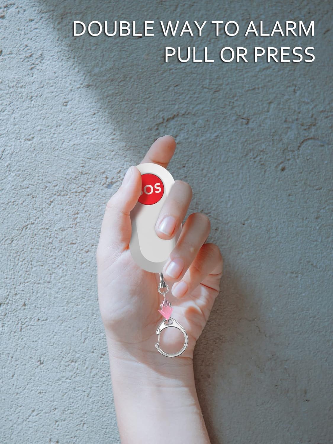 Alarma personal para mujeres, seguridad de ataque, pánico, alarma de emergencia para damas, corredores, viajeros, caminantes nocturnos, ancianos,