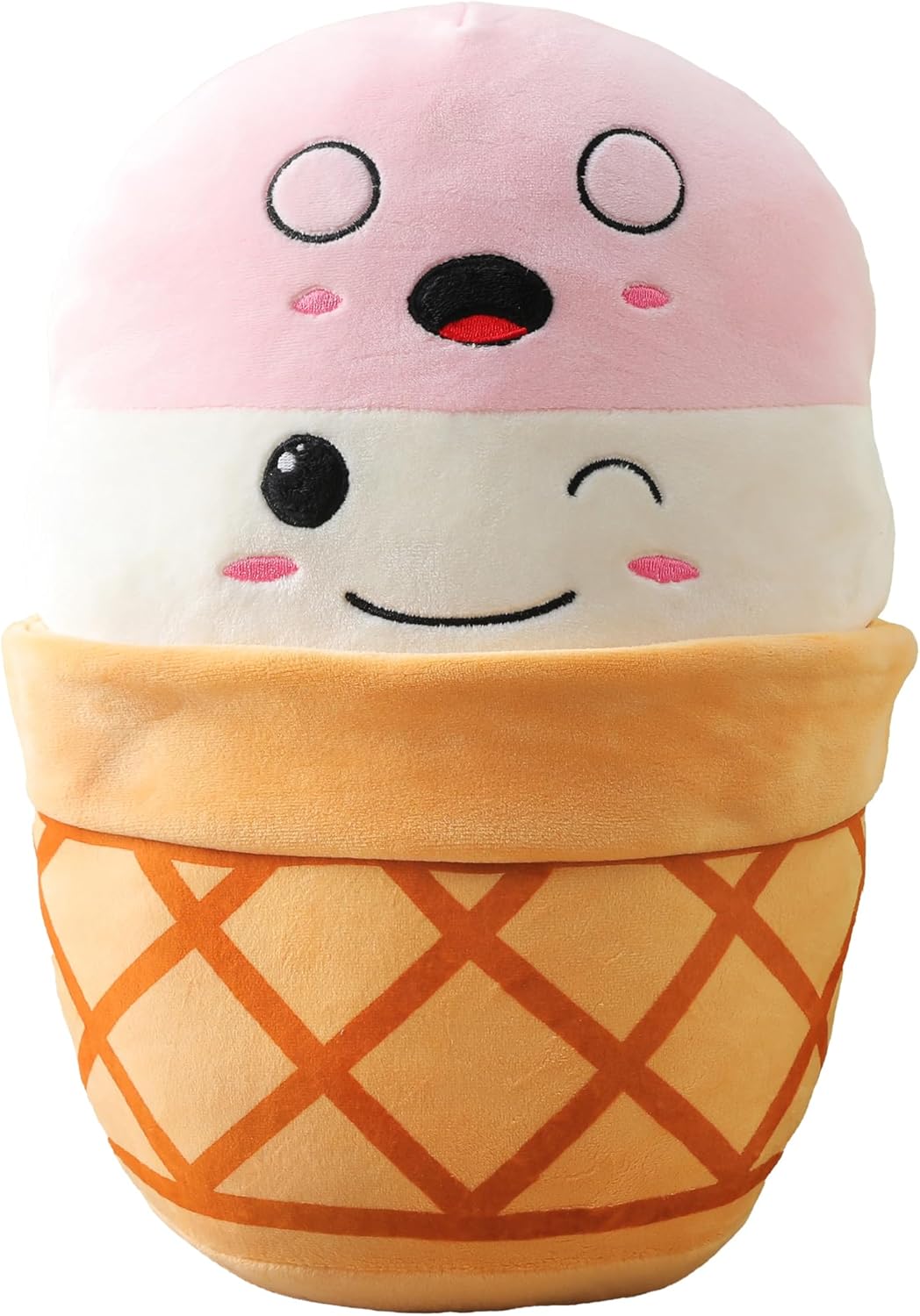 Almohadas de peluche de 12 pulgadas de helado para niños, animales de peluche, peluches kawaii, lindo peluche fácil de limpiar