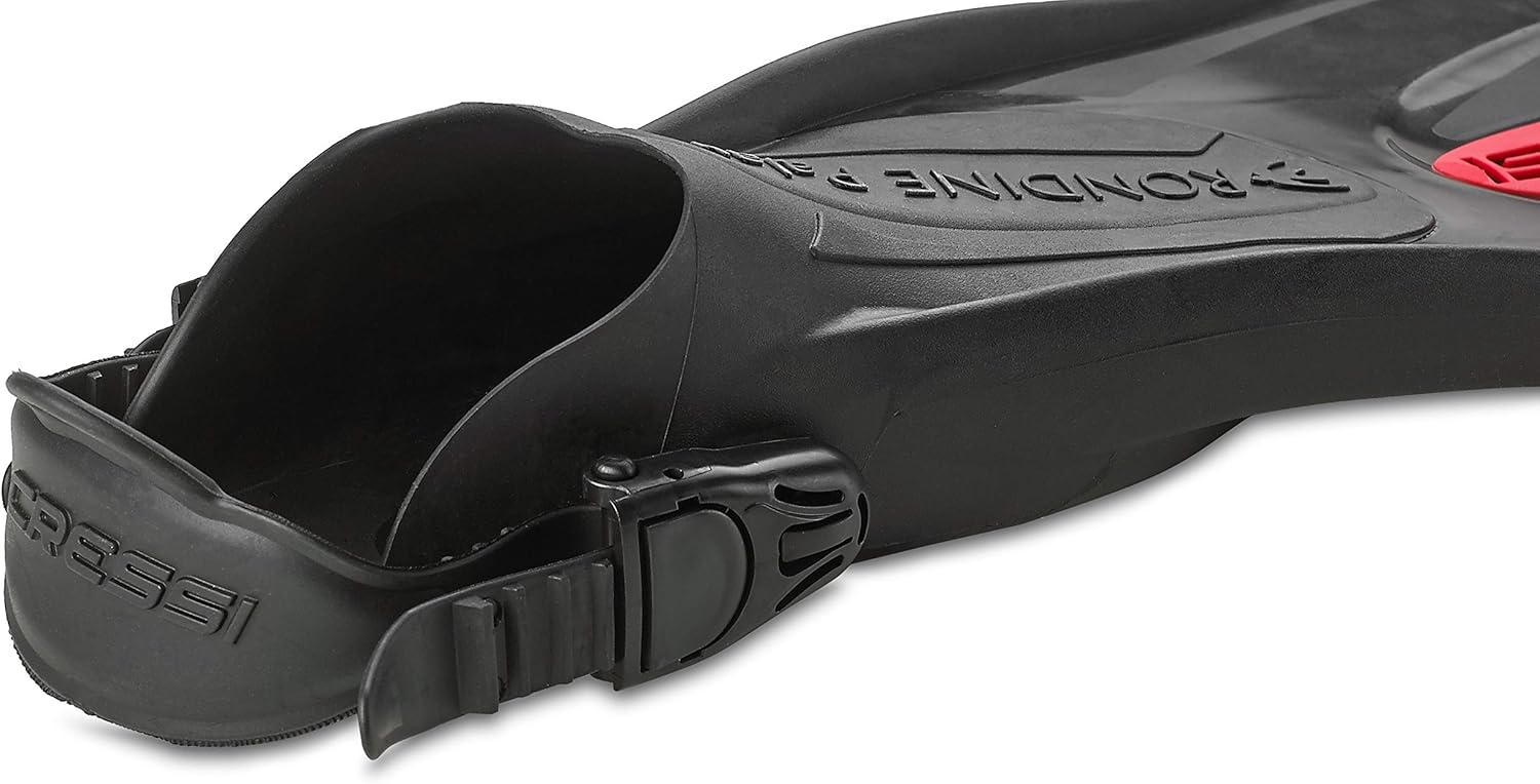 Cressi BKRD-SM – Máscara de buceo sin marco con lente de vidrio templado de alta calidad, esnórquel seco, aleta de esnórquel y bolsa de equipo de