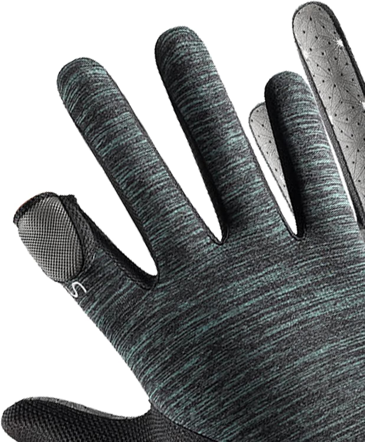 1 par de guantes de pesca con pantalla solar con apertura de dedos con palma antideslizante, guantes de pesca para hombres de verano, guantes de