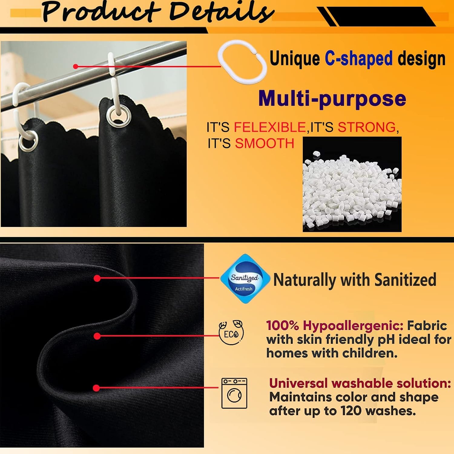 Obokidly – Mosquitera de color negro o 4 esquineros para cama o dormitorio de decoración para adultos y niñas, toldos para niños