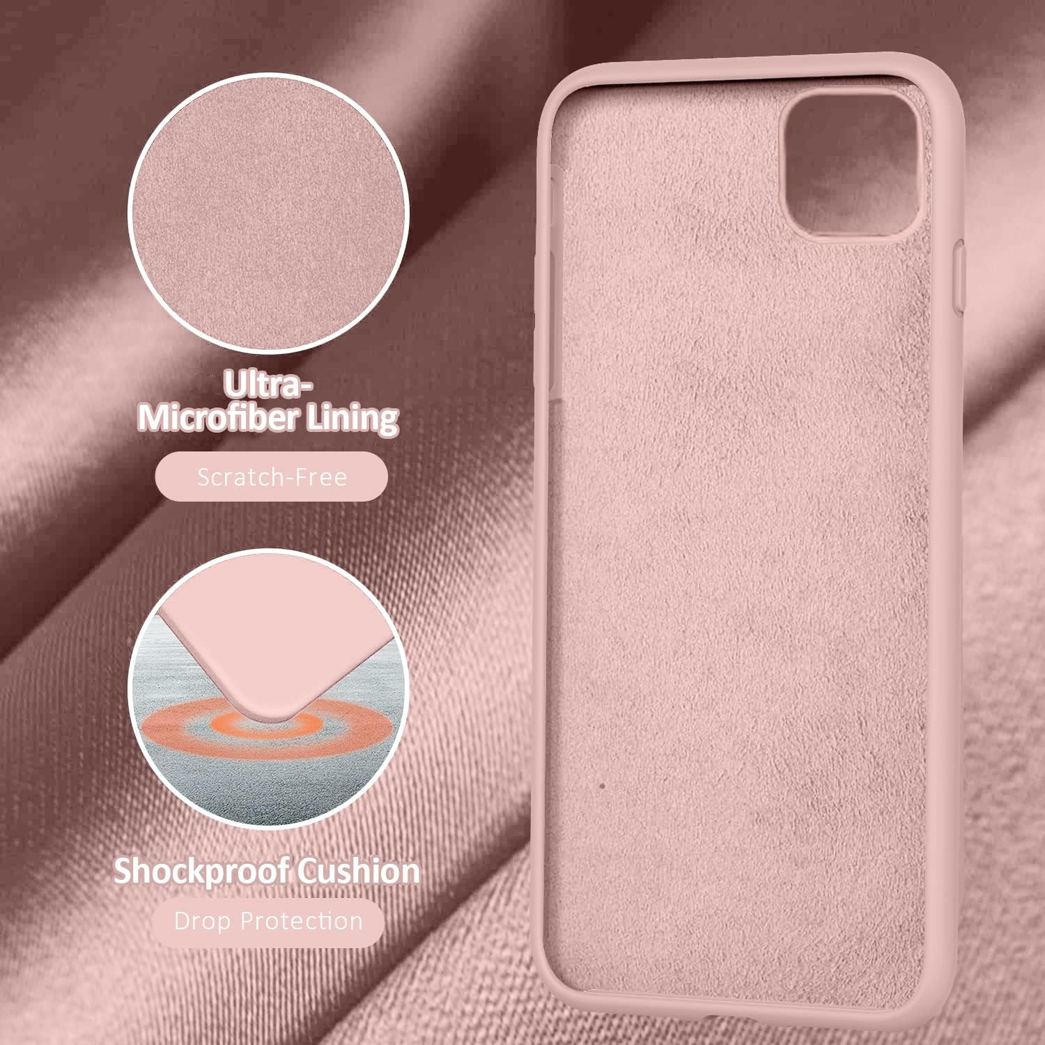 Vooii – Funda de silicona para iPhone 6.5 pulgadas