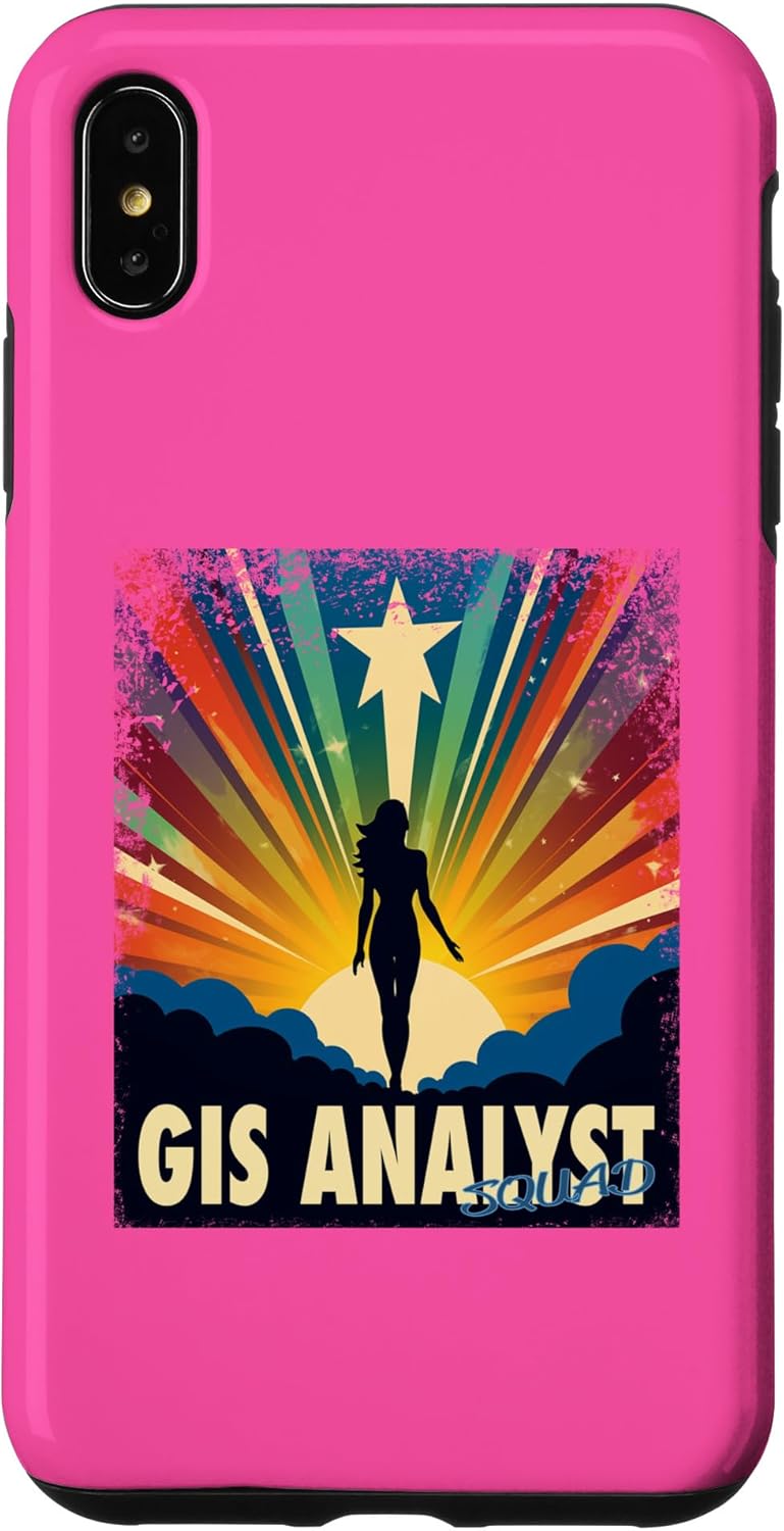 iPhone XS Max GIS Analyst Funny Female Hero Job Women Case