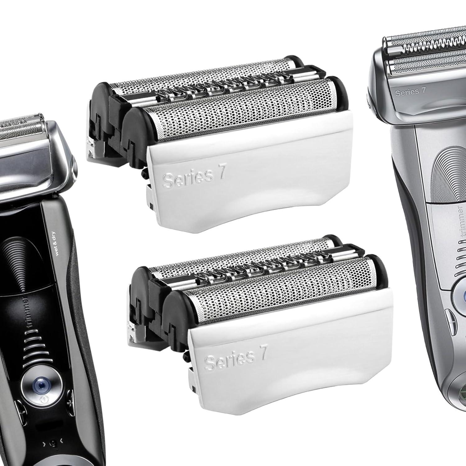 70S S7 – Cabezal de afeitado de repuesto para afeitadoras eléctricas Braun Series 7, compatible con Braun 795 790cc 7899cc, 720cc, 720s-4 760, 7383