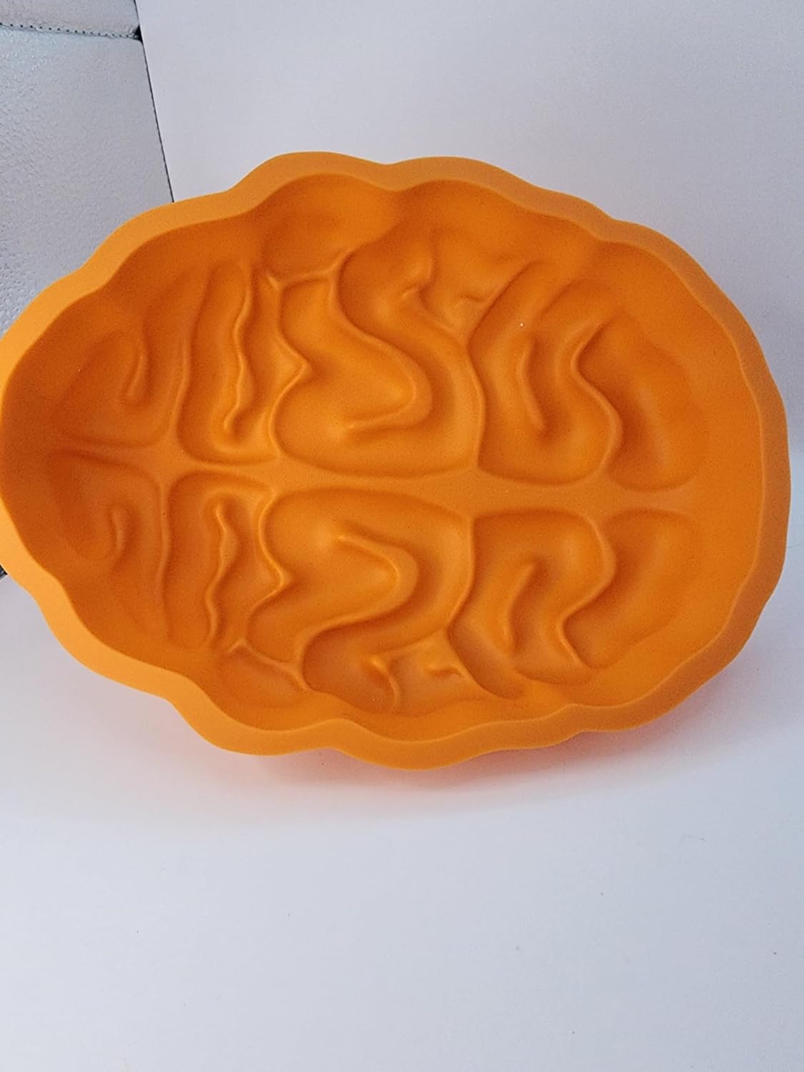 NB Halloween – Molde de silicona gruesa para cerebro, molde de gelatina, moldes para pastel de gelatina, molde de chocolate para hornear, novedosos