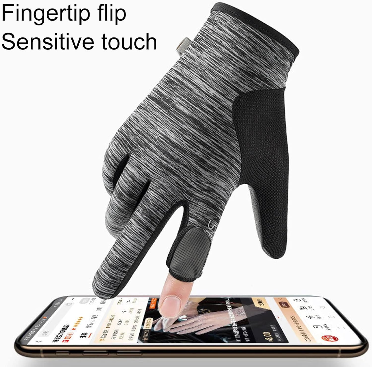 1 par de guantes de pesca con pantalla solar con apertura de dedos con palma antideslizante, guantes de pesca para hombres de verano, guantes de