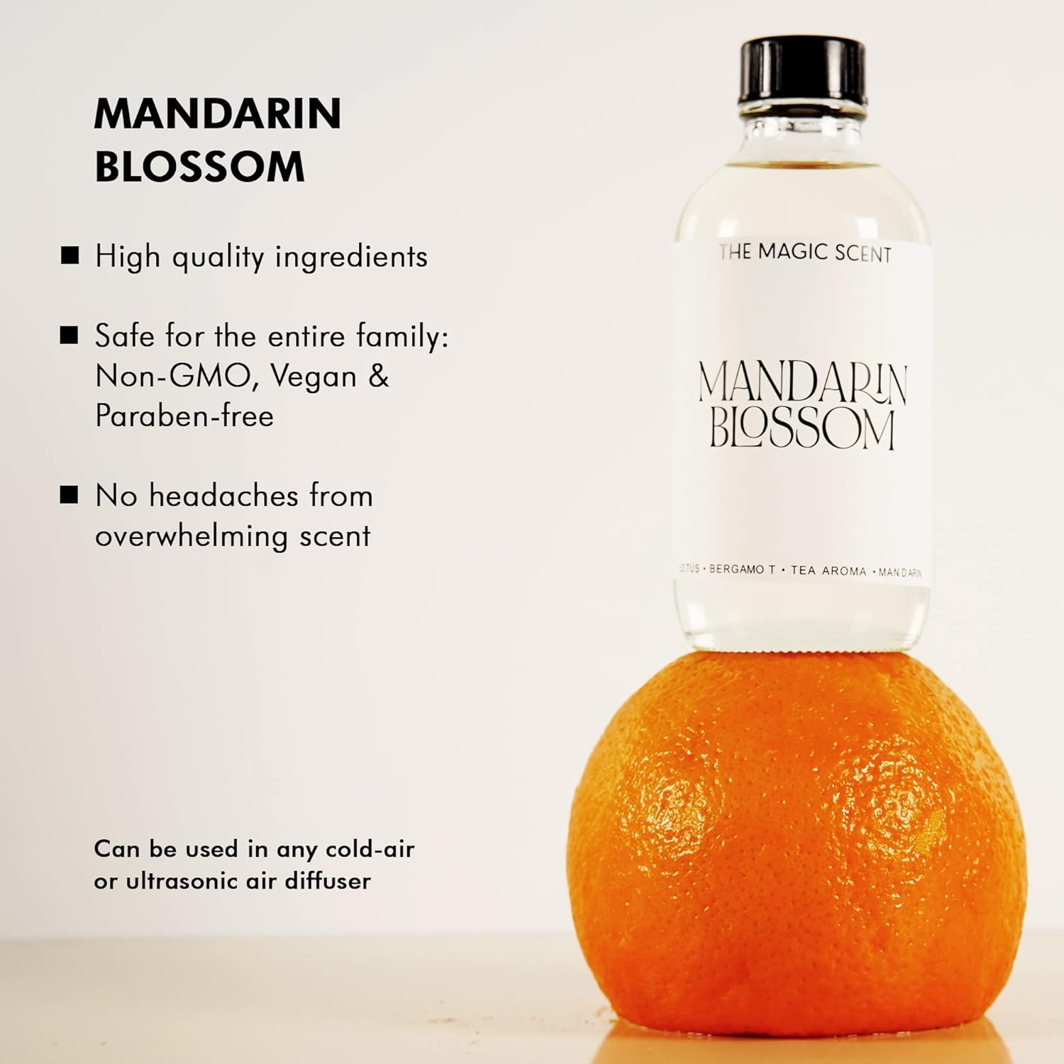 The Magic Scent Aceites de flor de mandarina para difusor, HVAC, aire frío y aceite difusor ultrasónico inspirado en St. Regis Hotel, Maldivas,