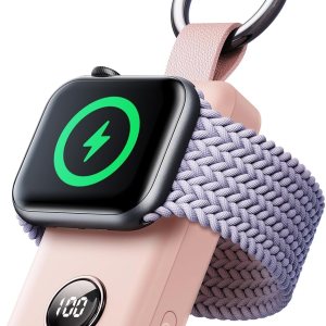 JOYROOM Cargador inalámbrico portátil de 2000 mAh compatible con Apple Watch Series 98765432SEUItra 2Ultra, cargador magnético compacto para iWatch, JOYROOM Cargador inalámbrico portátil de 2000 mAh compatible con Apple Watch Series 98765432SEUItra 2Ultra, cargador magnético compacto para iWatch,