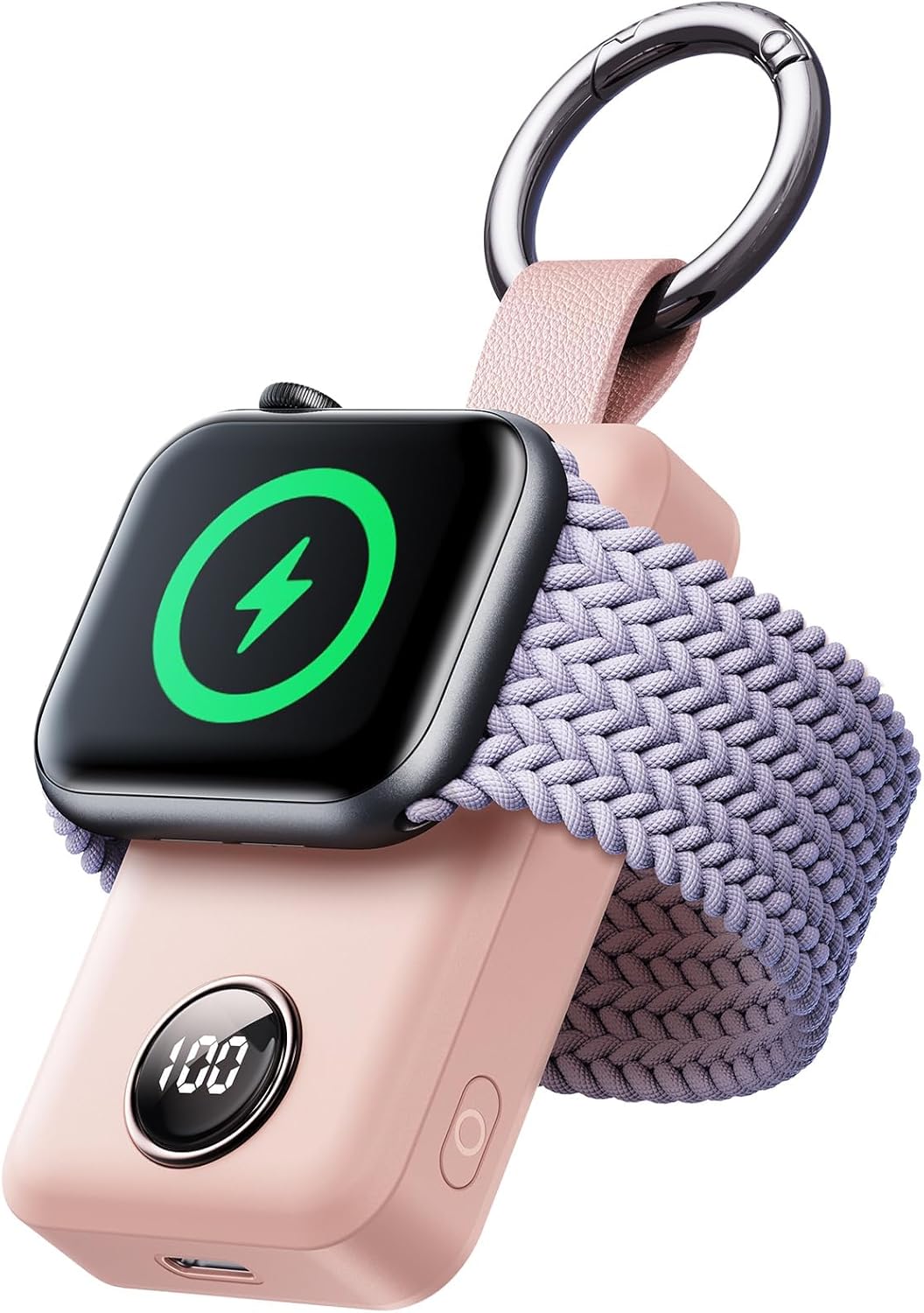 JOYROOM Cargador inalámbrico portátil de 2000 mAh compatible con Apple Watch Series 98765432SEUItra 2Ultra, cargador magnético compacto para iWatch,