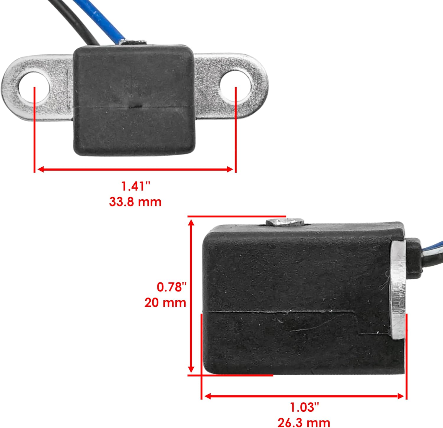 Caltric Bobina de recogida de pulso de estator compatible con Kawasaki Bayou 250 Klf250 2003 2004 2005-2011