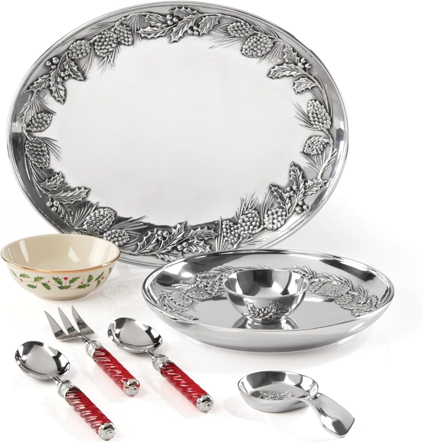 Lenox 878975 Holiday Jewel – Juego de 3 piezas para servir
