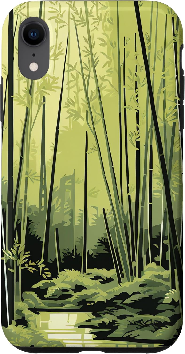 iPhone XR Bamboo Radiance Nature’s Brilliance in Chromatic Hues Case