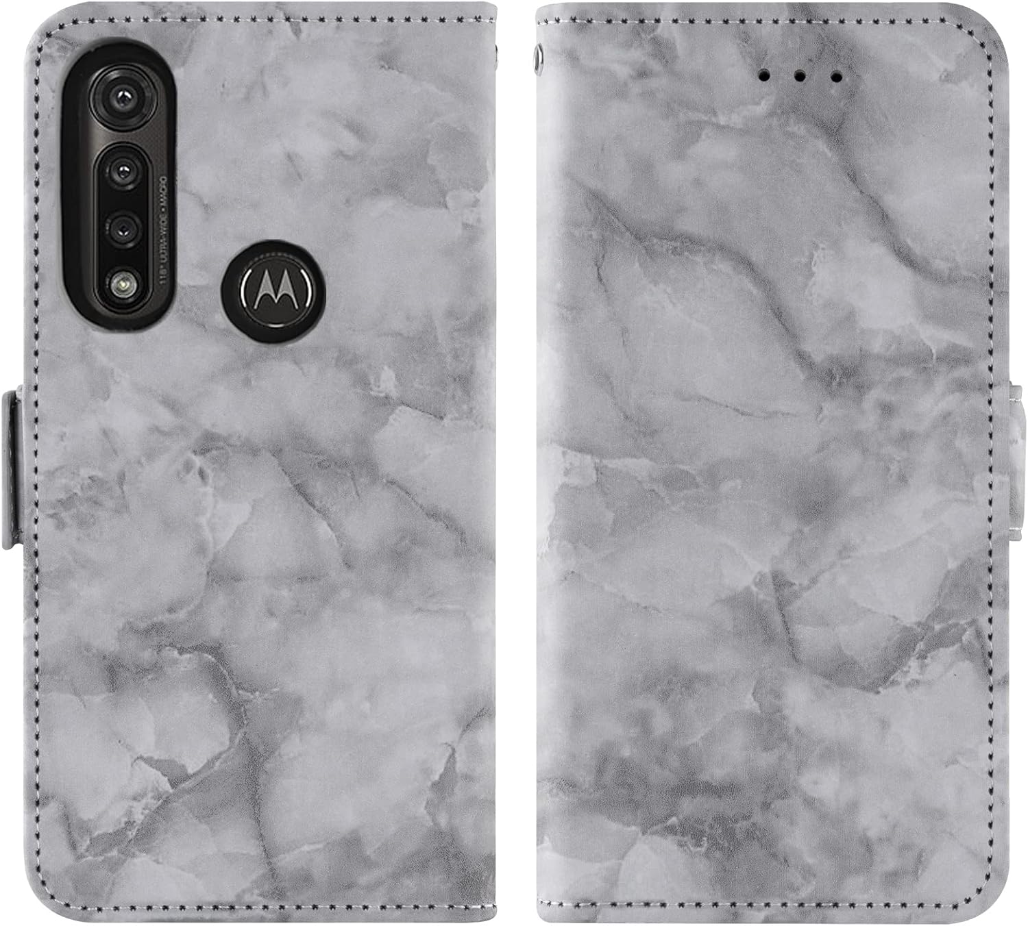 Asuwish Funda compatible con Moto G Power 2020 y protector de pantalla de vidrio templado, accesorio para celda, ranura para tarjetero, función