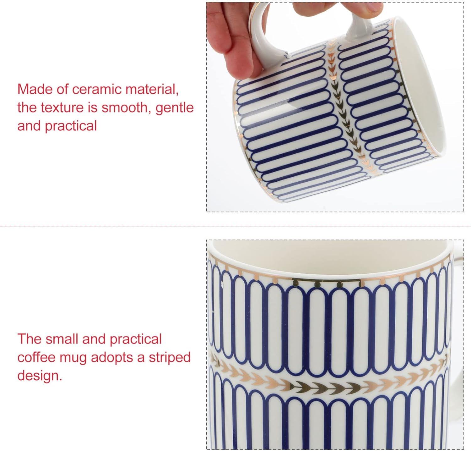 BRIGHTFUFU Taza de agua para parejas, taza de cerámica, tazas de cerámica, tazas de té pequeñas, taza de desayuno, cerámica, tazas pequeñas, tazas