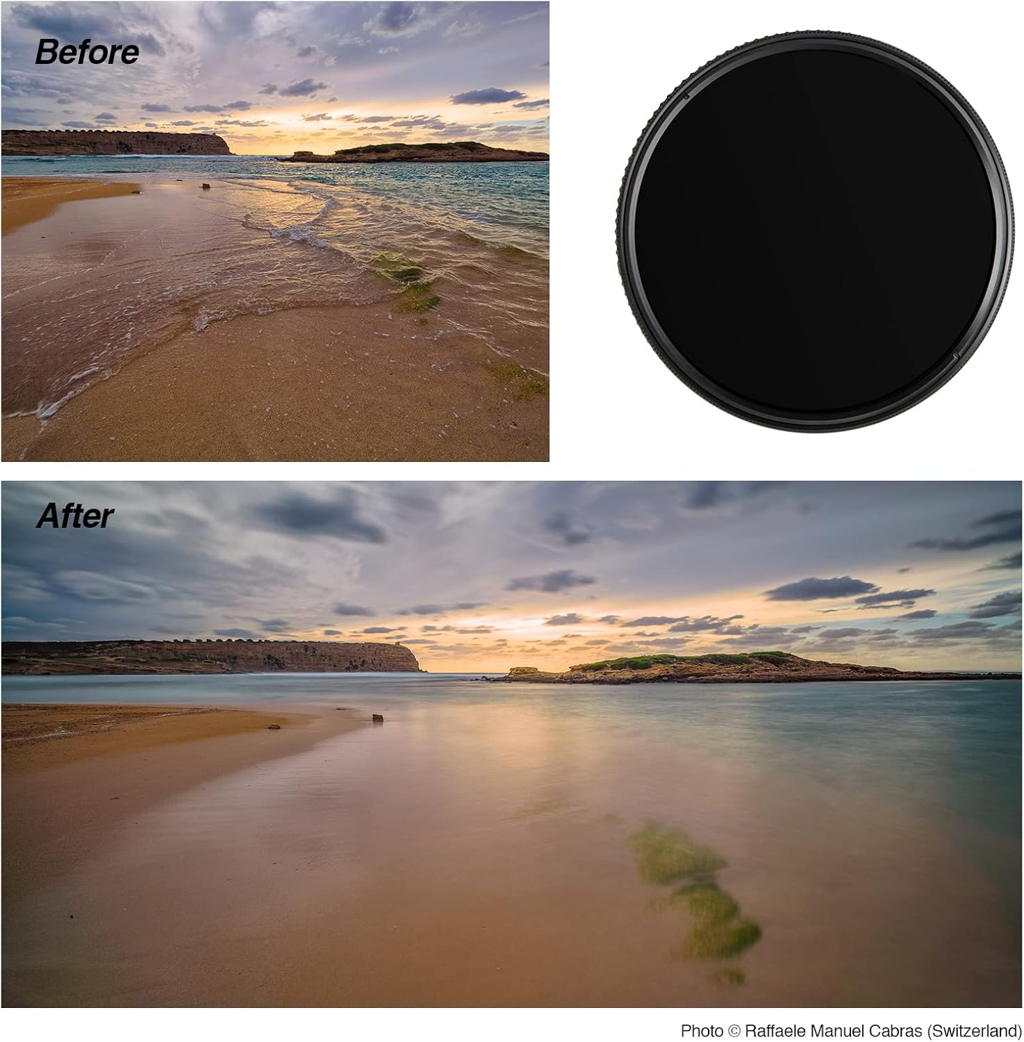 Haida Filtro ajustable para cámara Multi-capa variable ND impermeable resistente a los arañazos Filtro Pro II Nano Revestimiento de vidrio óptico