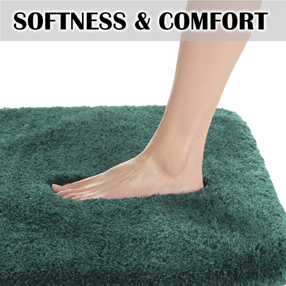 Suchtale – Alfombra peluda de microfibra suave para baño, antideslizante, absorbe el agua, lavable a máquina, alfombra de felpa gruesa para ducha
