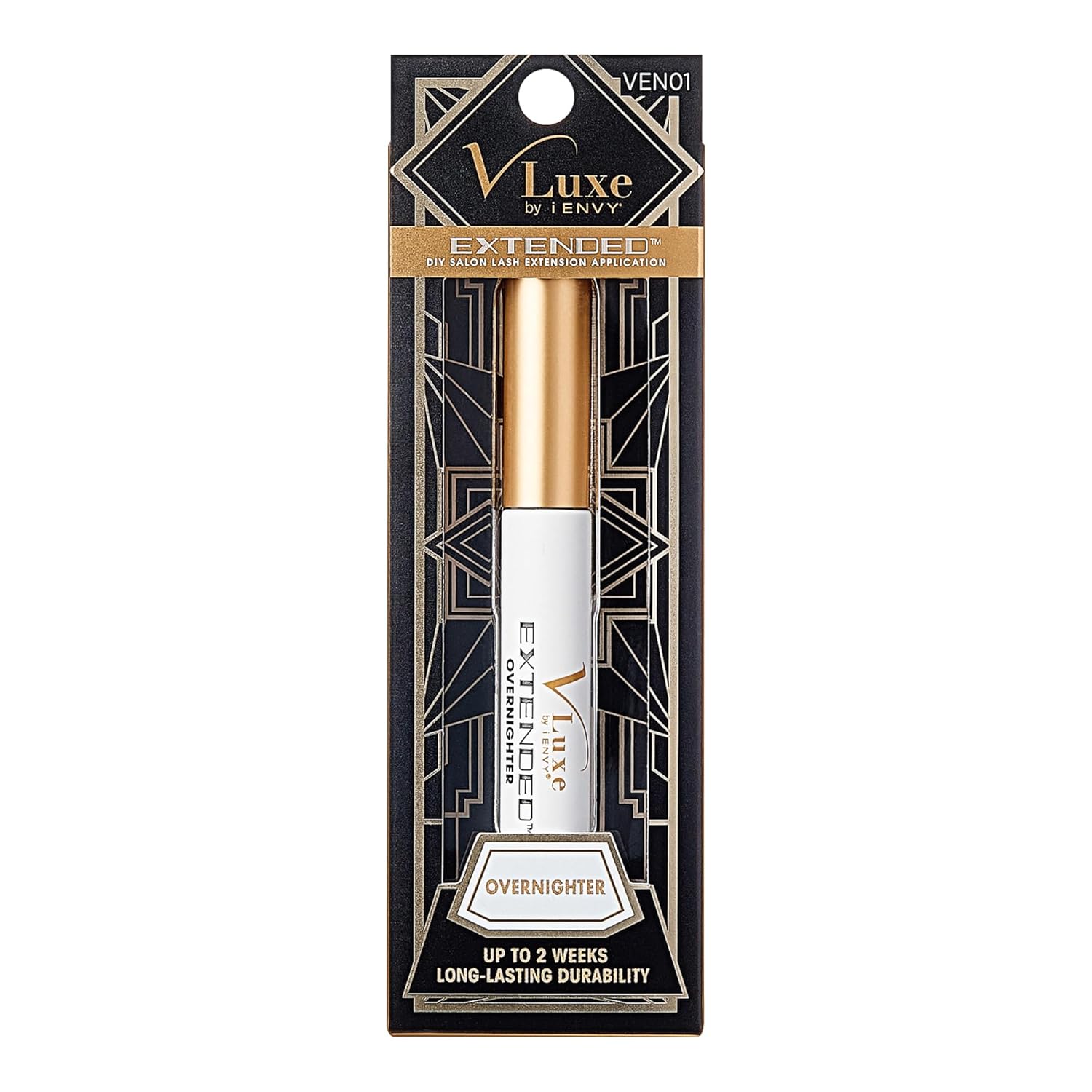 VLuxe by iEnvy Extended Collection Extensión de pestañas para uso diario, larga duración, infalible y libre de manchas