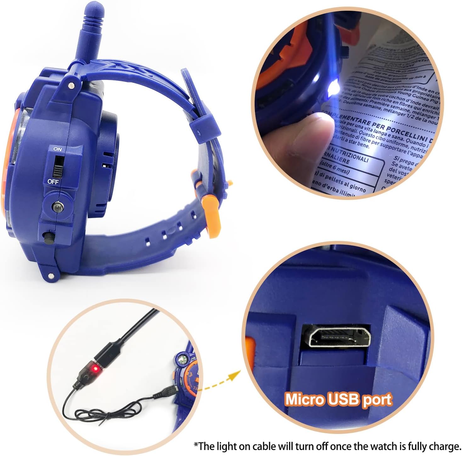 Walkie Talkie recargable para niños, radio bidireccional Walky Talky con linterna, juego para exteriores, interfono, juguete y regalos para niños y