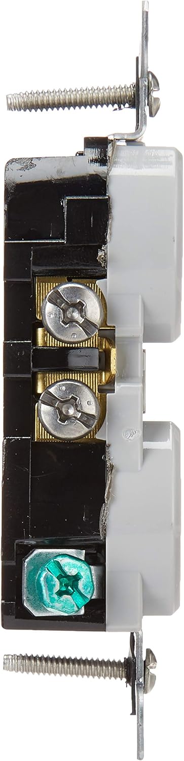 Leviton – interruptor seguro y resistente al clima con receptáculo doble, W5320-T0G