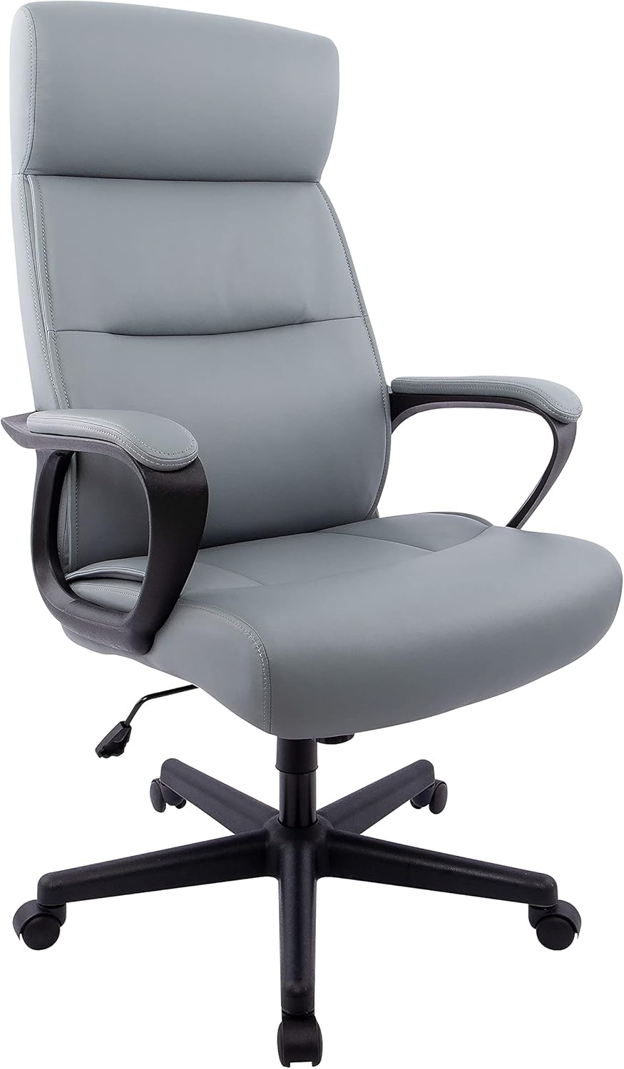 STAPLES Rutherford Luxura – Silla de gerente, gris, paquete de 2 (58677Vvs)