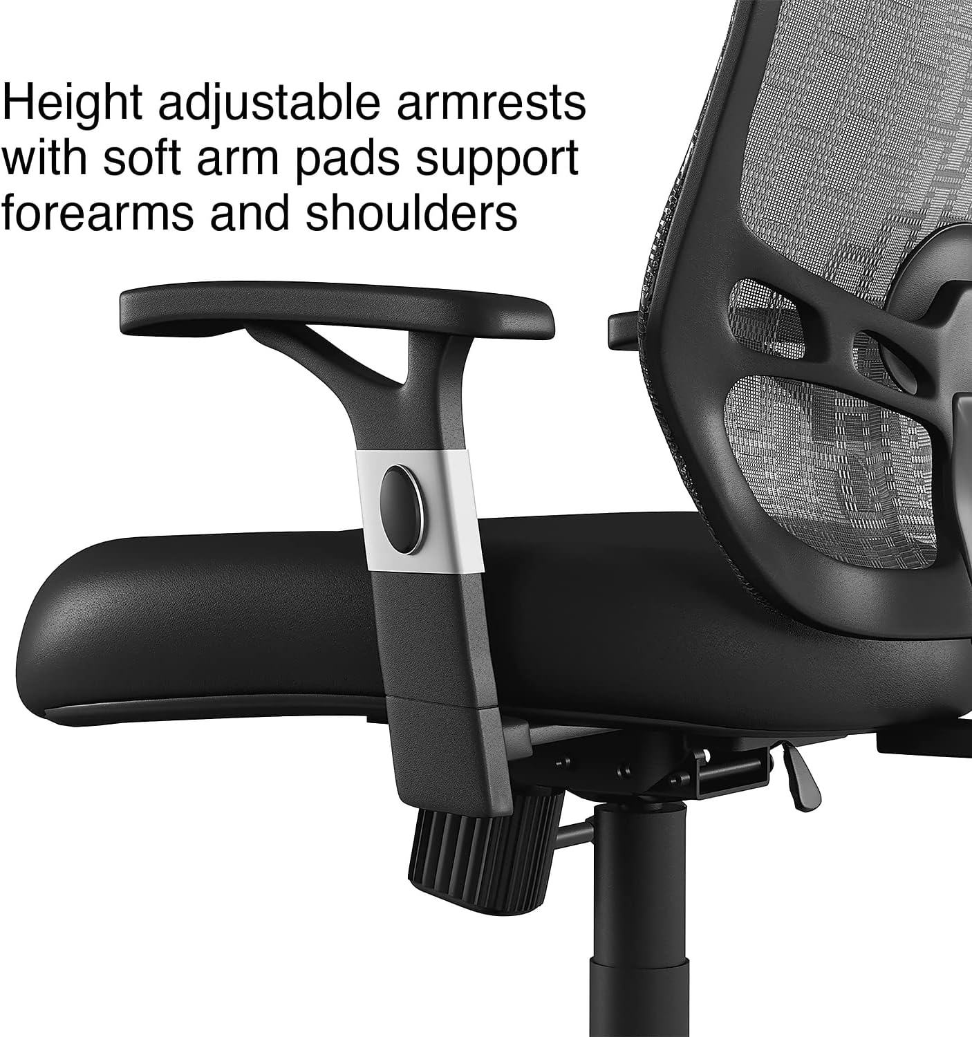 STAPLES Corvair Luxura – Silla de escritorio y computadora de piel sintética con respaldo de malla, color negro, paquete de 2 (59455-CVS)