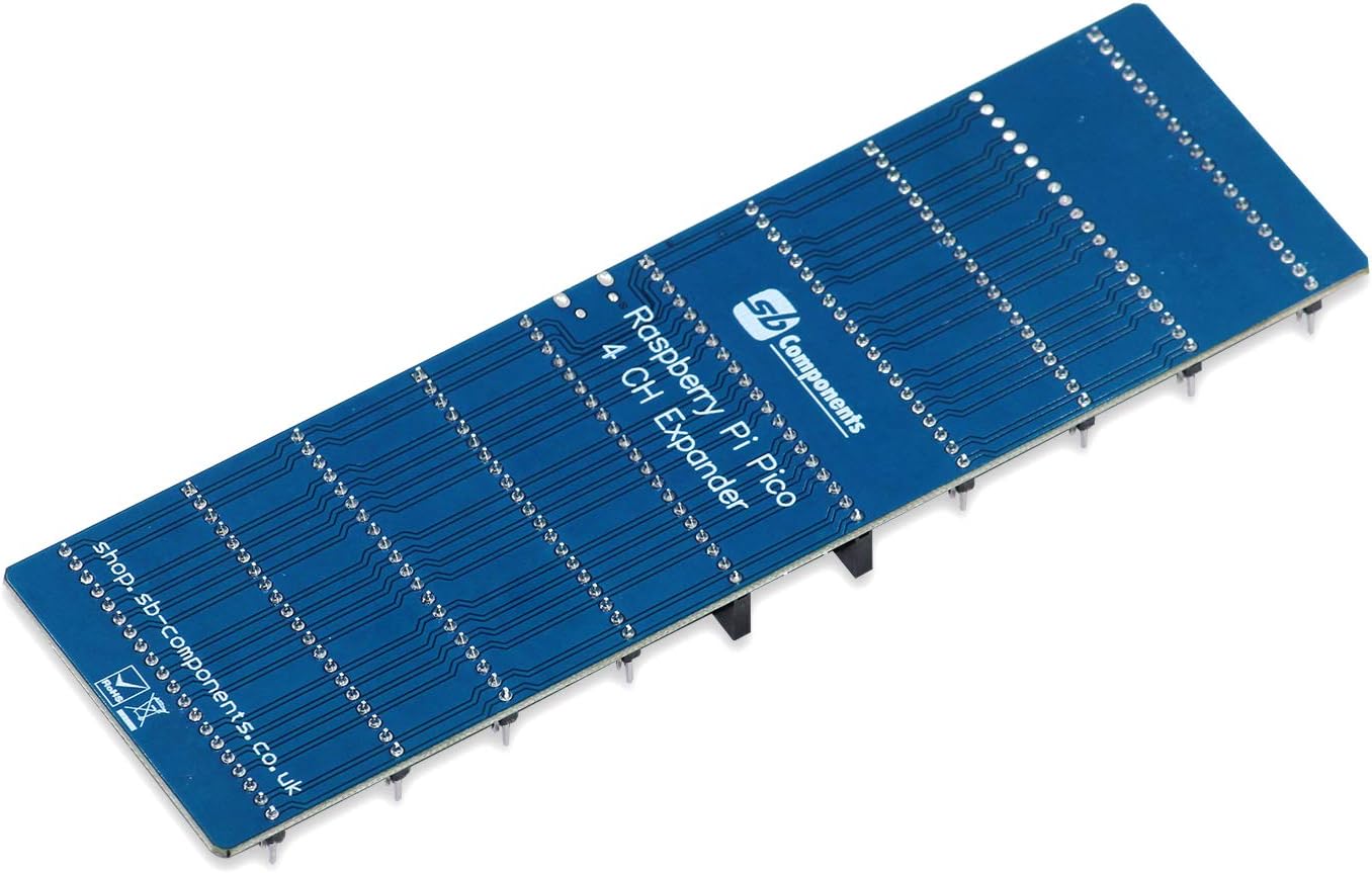 sb components Raspberry Pi Pico Board con Pico 4 canales Expansor Pico IO GPIO Placa de expansión para Raspberry Pi Pico, Raspberry Pi Pico Kit