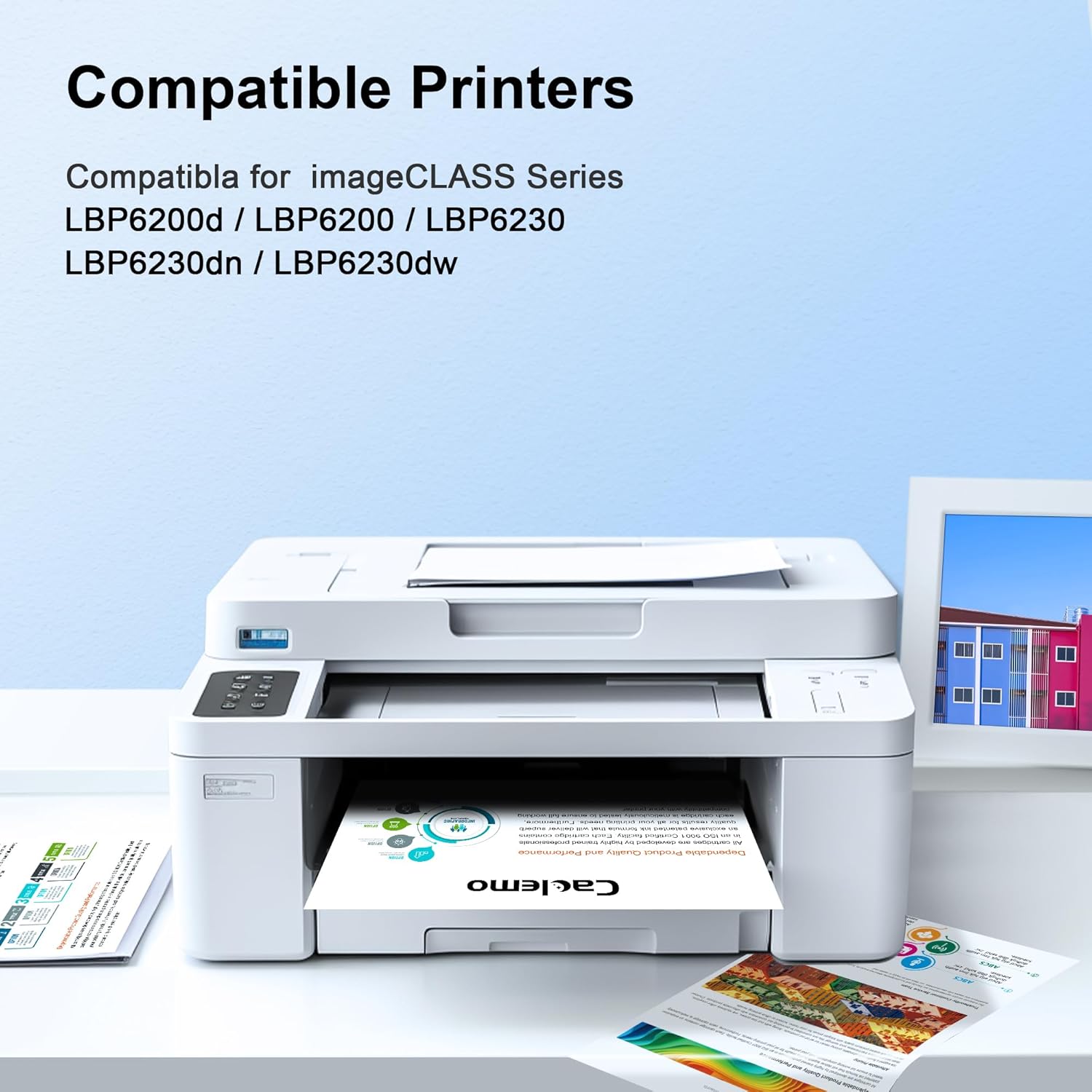 126 Cartucho de tóner negro para Canon 126 Cartucho de tóner CRG-126 Compatible para Canon LBP6230dw Toner imageCLASS LBP6230dw LBP6200d LBP6230dn