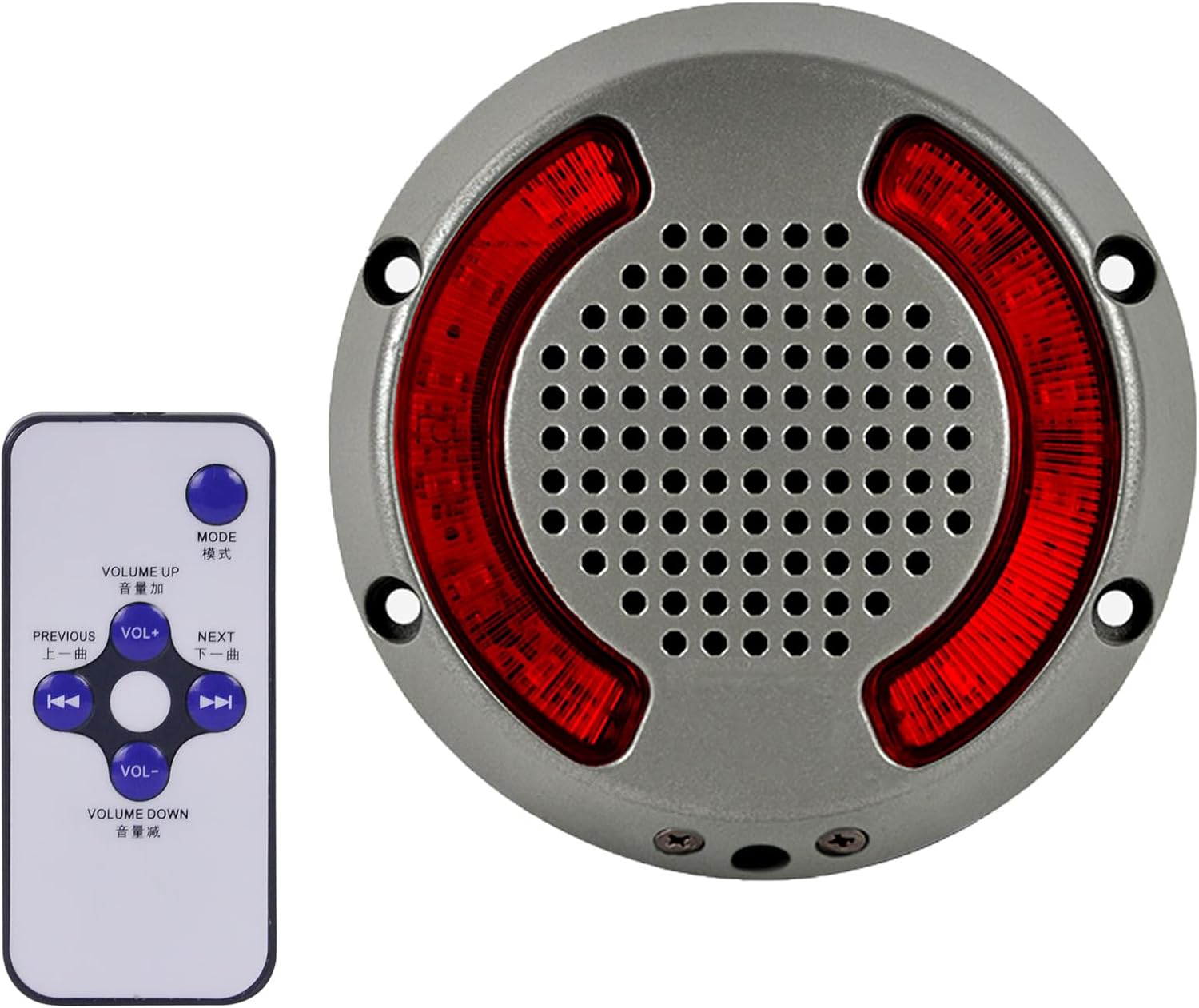 Luz estroboscópica LED impermeable de 110 decibelios 3 modos intermitentes de advertencia luces de advertencia de montaje permanet luces