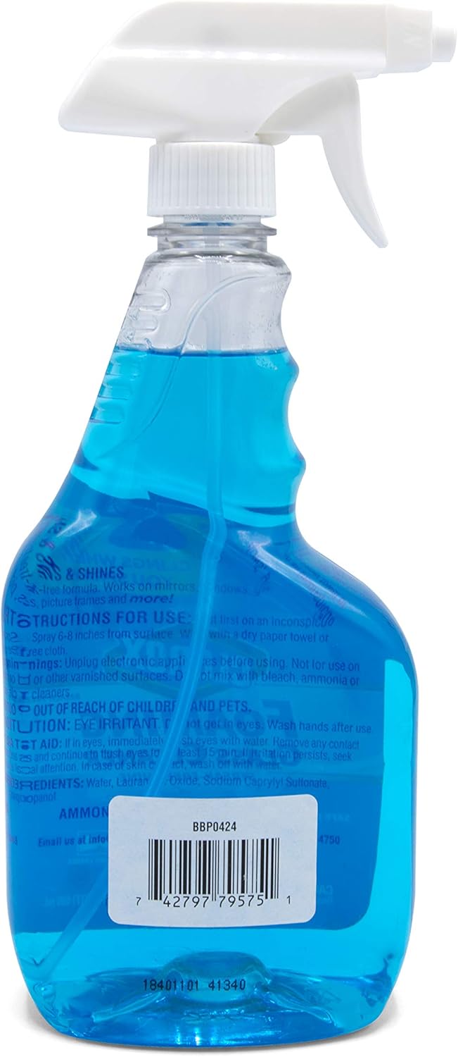 Clorox Spray limpiador de vidrio espumoso  Spray limpiador de ventanas y vidrios multiusos  Spray de limpieza de ventanas  Limpiador de vidrio