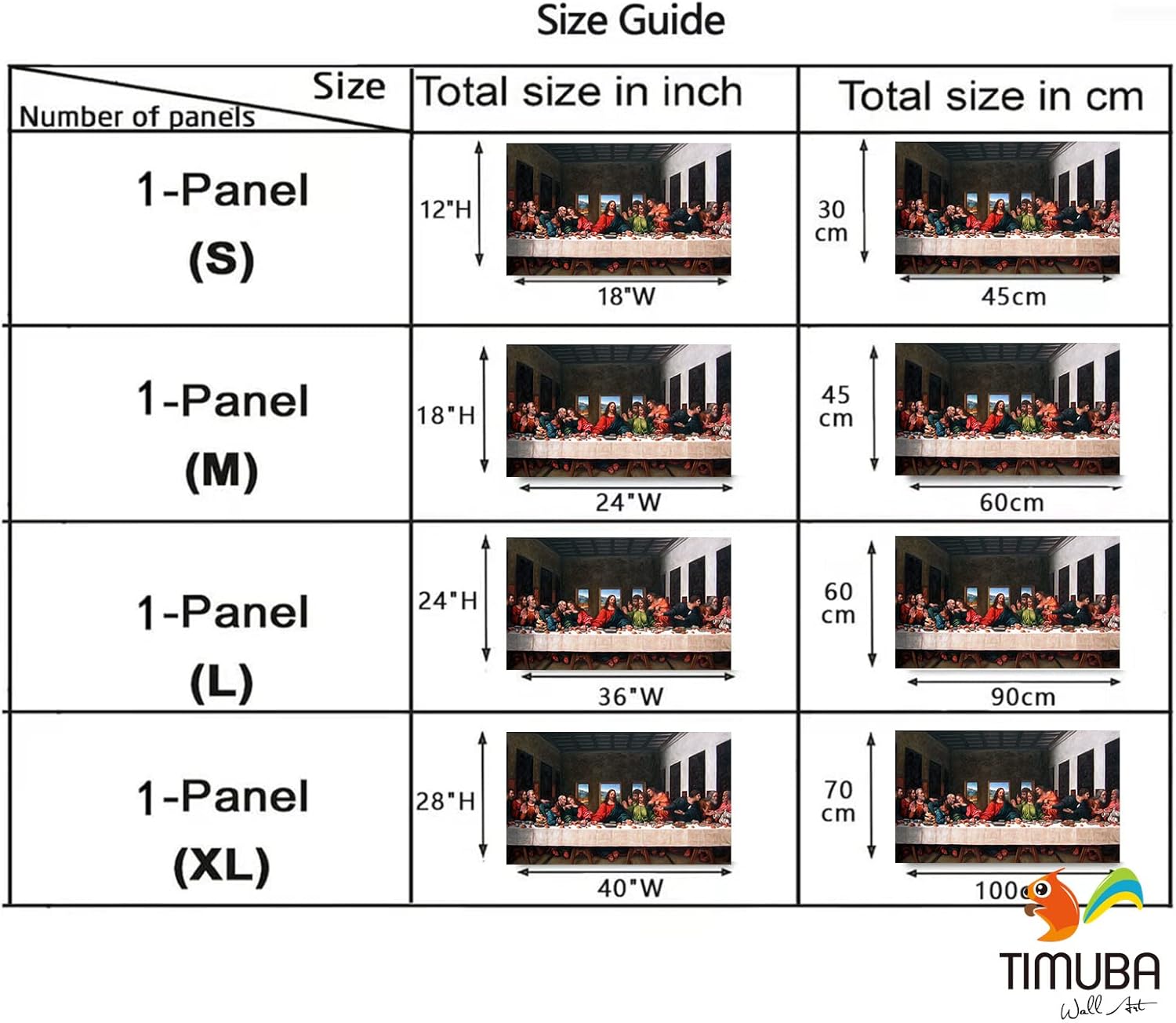 Pintura de la Última Cena – Lienzo decorativo de pared de la última cena, decoración de pared para comedor, La Ultima Cena Cuadro, imagen moderna de