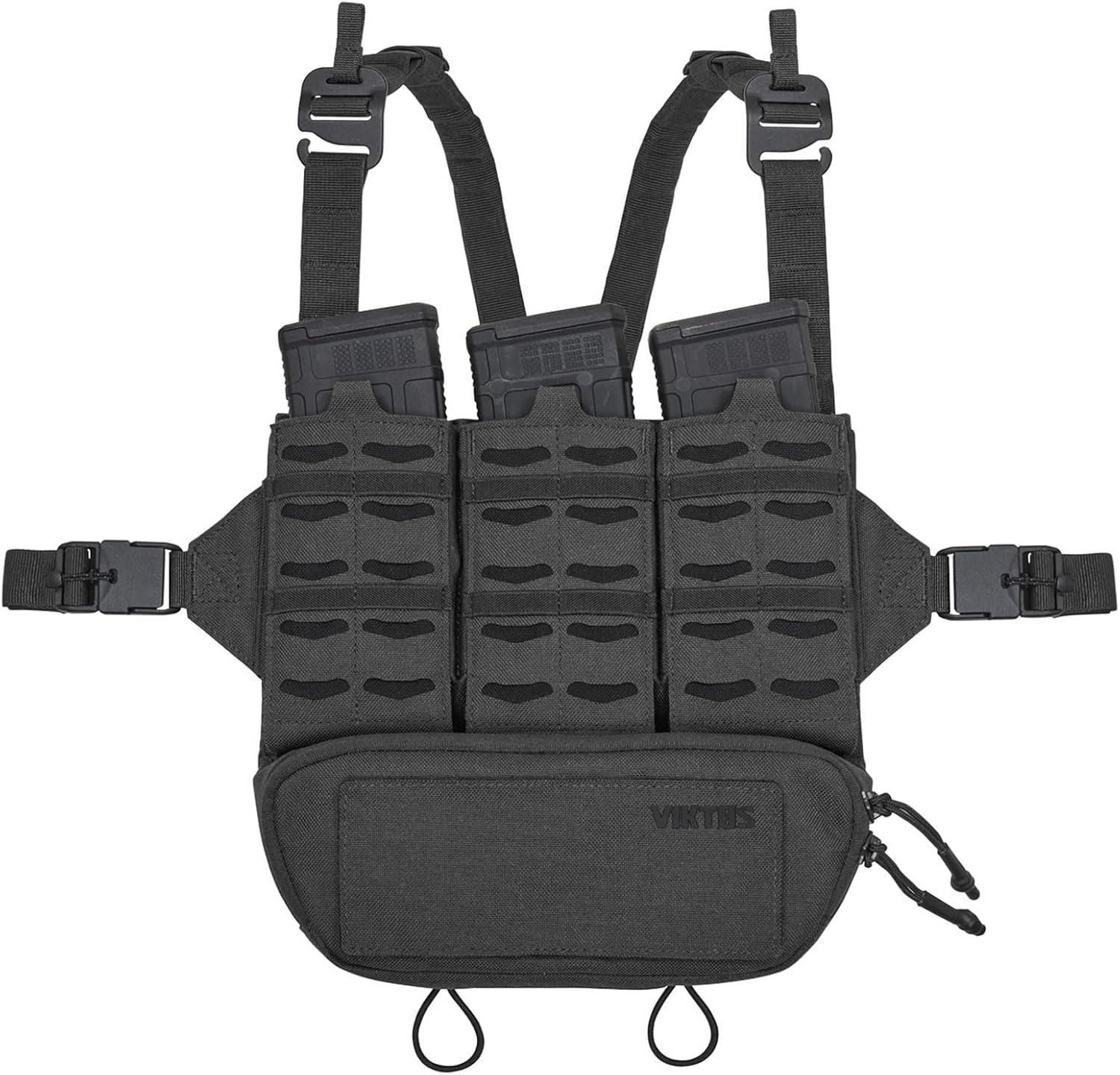 VIKTOS Taculus MX Tactical Versátil Durable Ajustable Impermeable Elástica Correa EDC Chaleco Pecho Rig con bolsa para el vientre