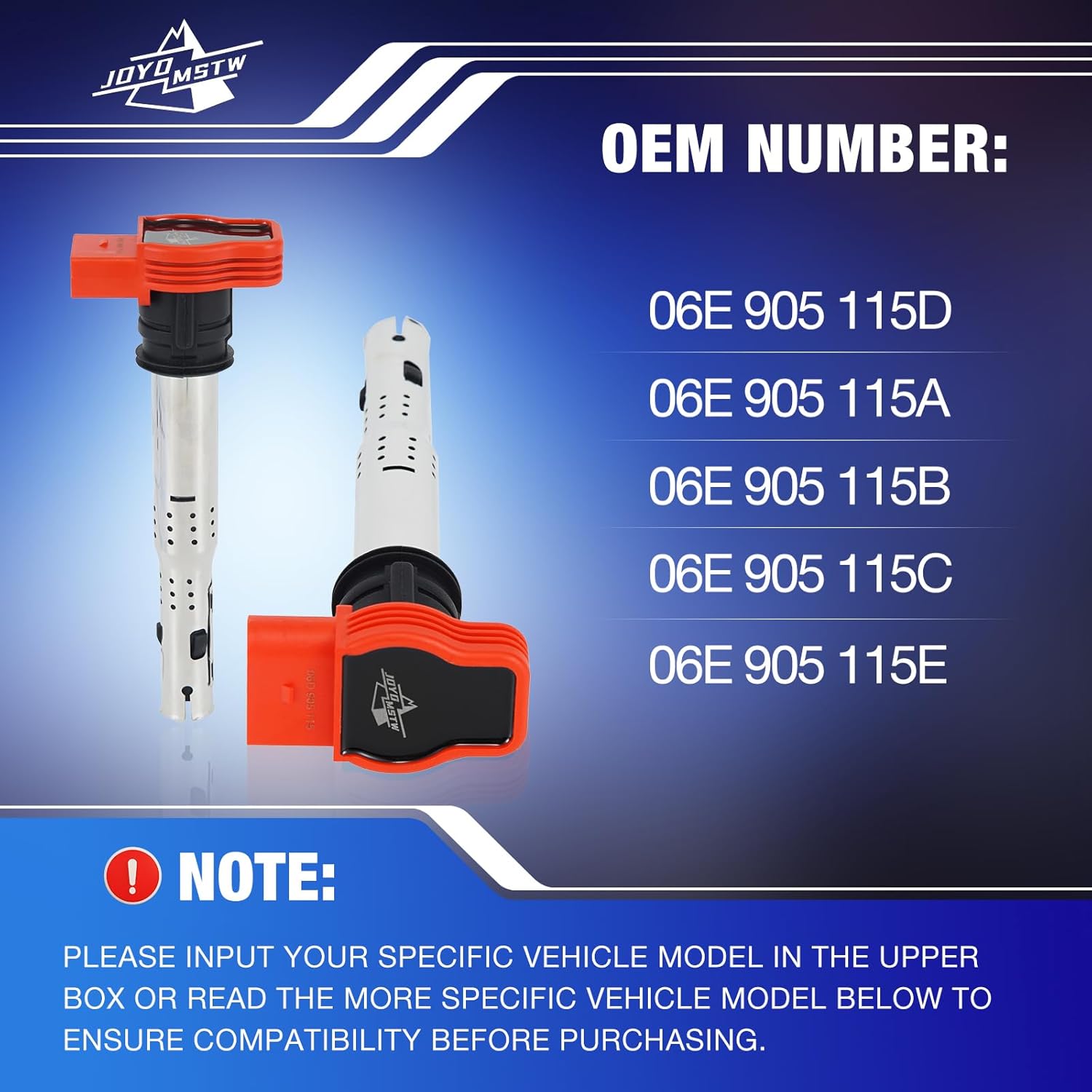 Paquete de bobina de encendido de repuesto para Audi A3 A4 A5 A6 A7 Q5 Q7 SQ5 S4 S5 TT TTS R8 Volkswagen VW CC Jetta Tiguan Passat Golf MK5 GTI MK6