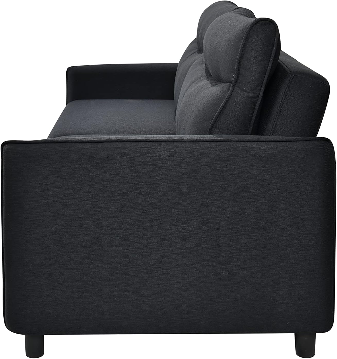 Eafurn Sofá biplaza futón con cama extraíble, tapizado 3 en 1, sofá cama convertible reclinable con respaldo ajustable, sofá cama Sofacama, tamaño