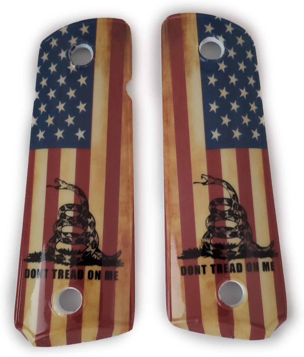 Art 1911 – Empuñaduras para Kimber Colt Rock Island Springfield Taurus & Clones Don’t Tread On Me Grips