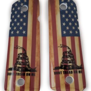 Art 1911 – Empuñaduras para Kimber Colt Rock Island Springfield Taurus & Clones Don’t Tread On Me Grips Art 1911 – Empuñaduras para Kimber Colt Rock Island Springfield Taurus & Clones Don’t Tread On Me Grips